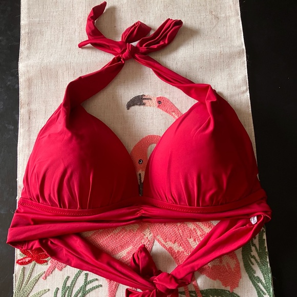 🆕 ALLEGRO Merlot Bathing Suit Top 🌺🍷🌅 - Picture 2 of 6